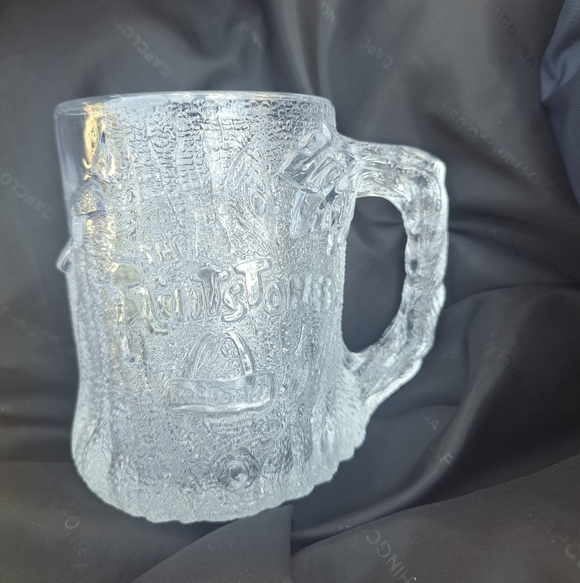 McDonald's Other - McDonald's The Flintstones Tree  Glass Mug c1993 Collectible Glass.